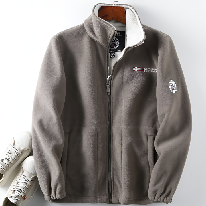 Uformell utendørs fleece for menn