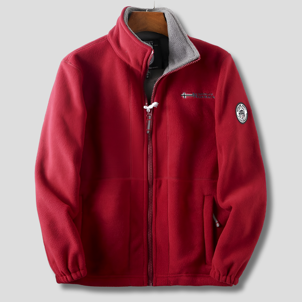 Uformell utendørs fleece for menn