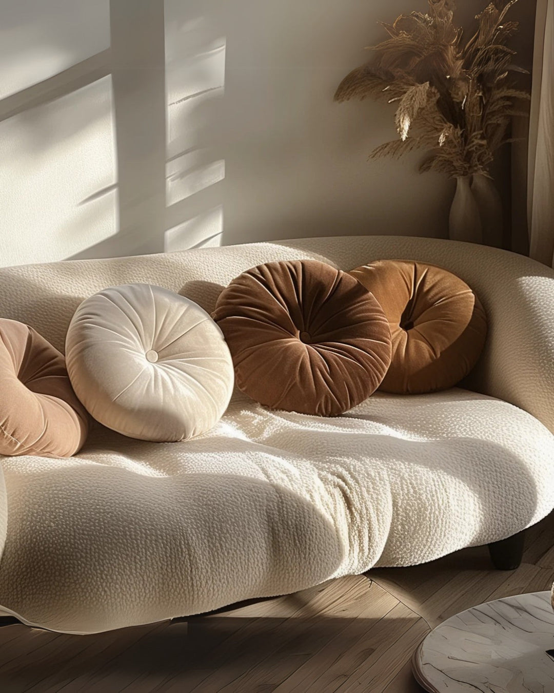 Poetica – Rund pute i moderne design