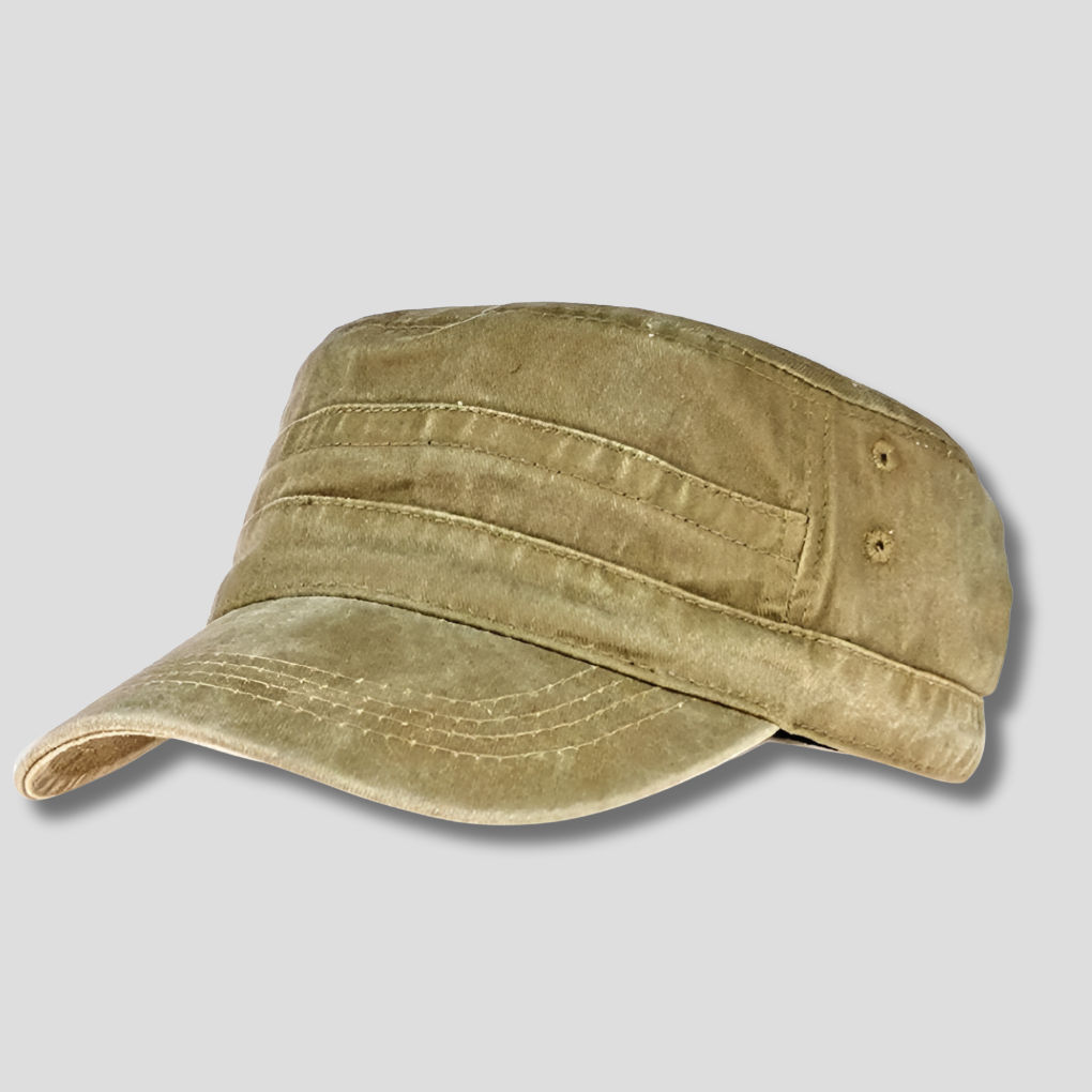 Herre retro militærlue  Klassisk arméstil med moderne preg