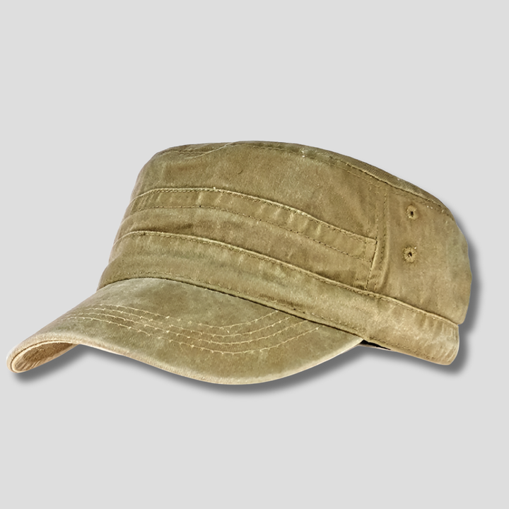 Herre retro militærlue  Klassisk arméstil med moderne preg