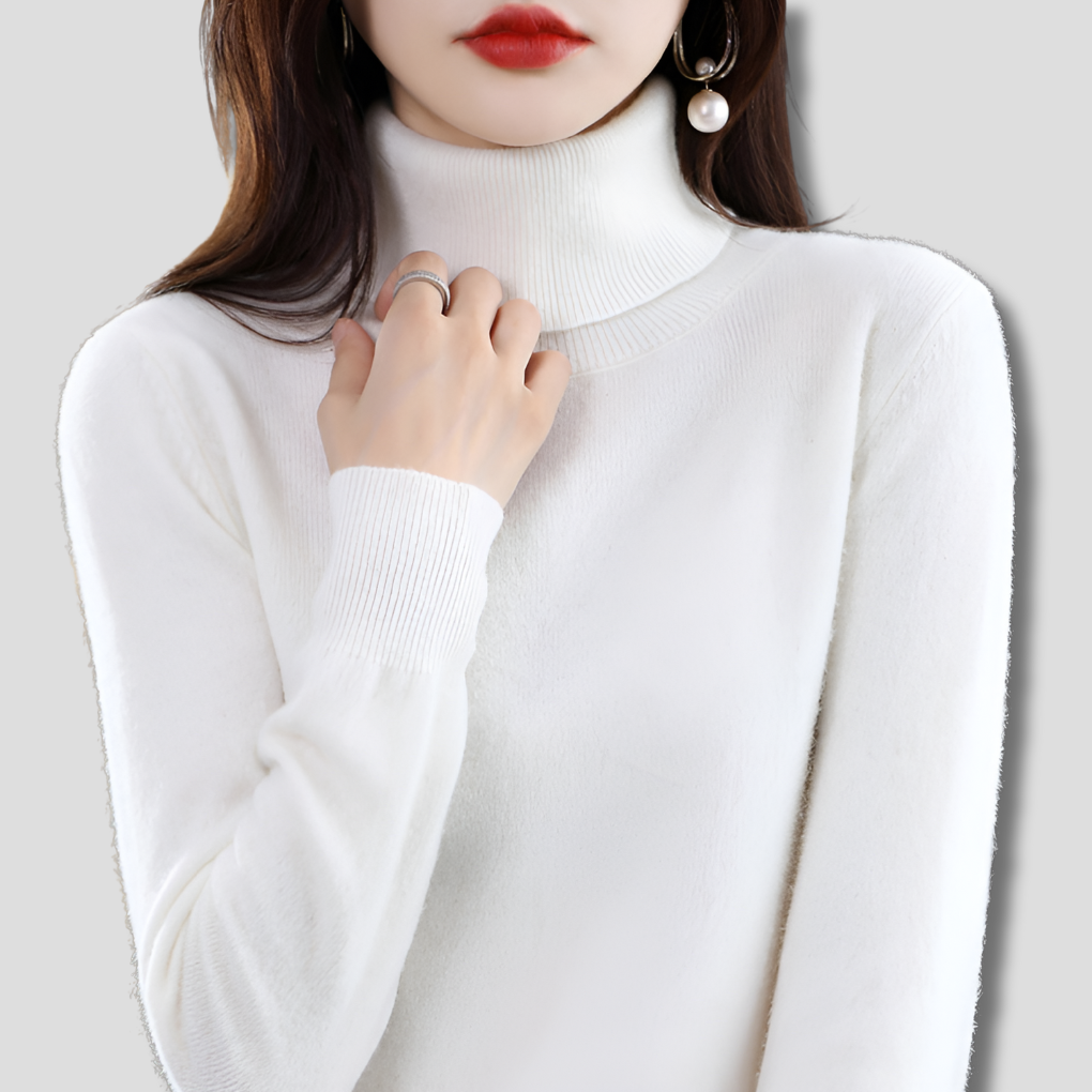 Turtleneck genser for kvinner