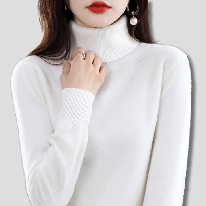 Turtleneck genser for kvinner