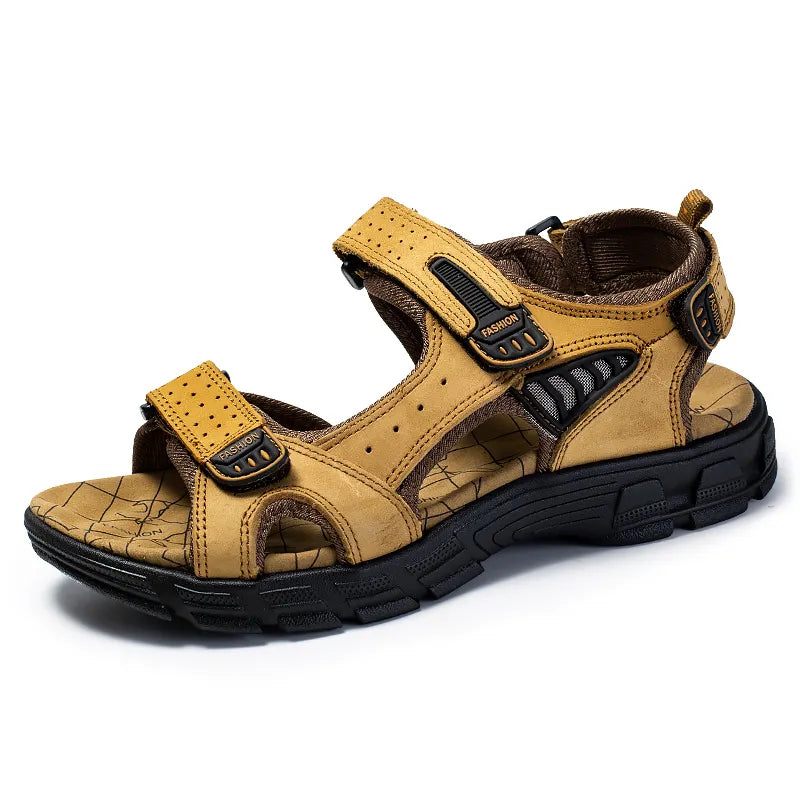 Orthopedic sandals with Velcro straps