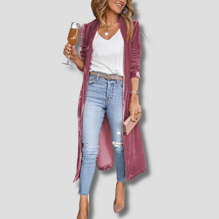 Long duster cardigan for women