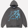 Unisex Oversized Grafisk Hettegenser 3D Trykk