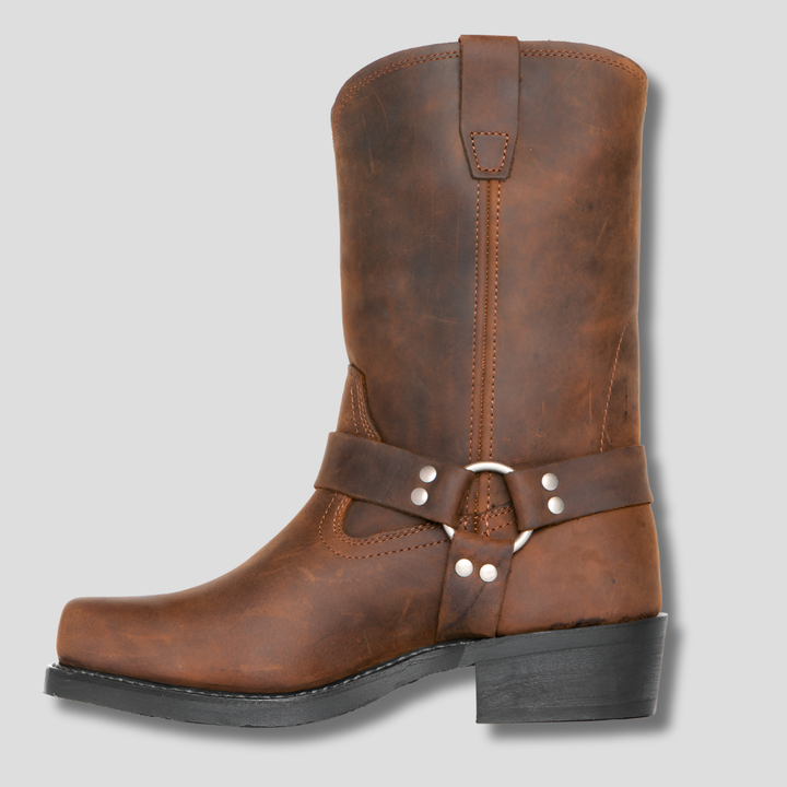 Slitesterke cowboystøvler i vintagestil for kvinner