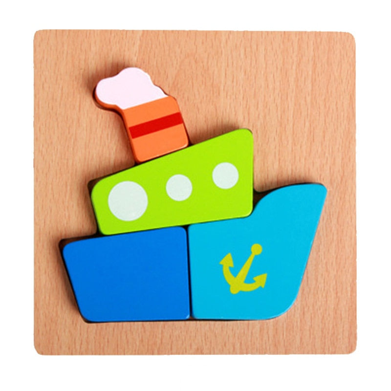Montessori-puslespill i tre – ColourJoy (Kjøp 1, få 1 gratis)