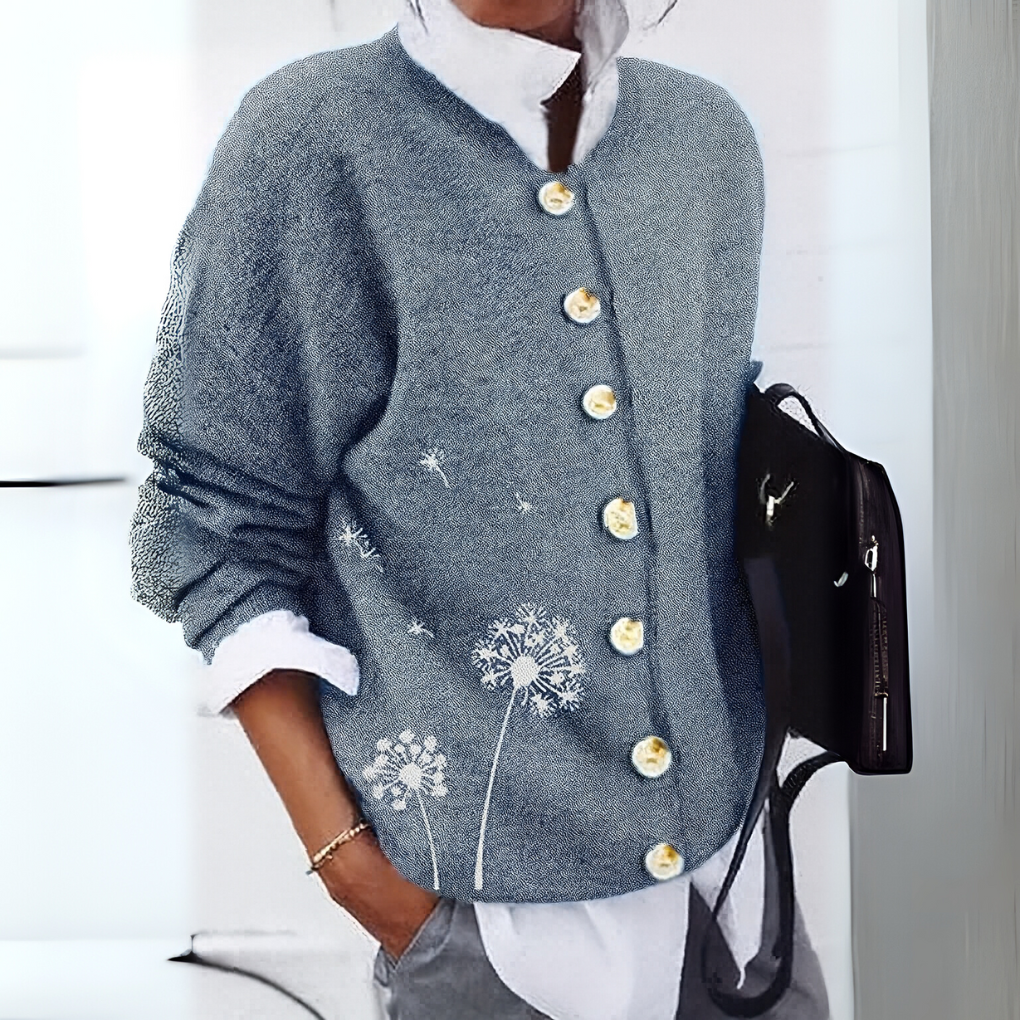 Cozy winter knit cardigan for women