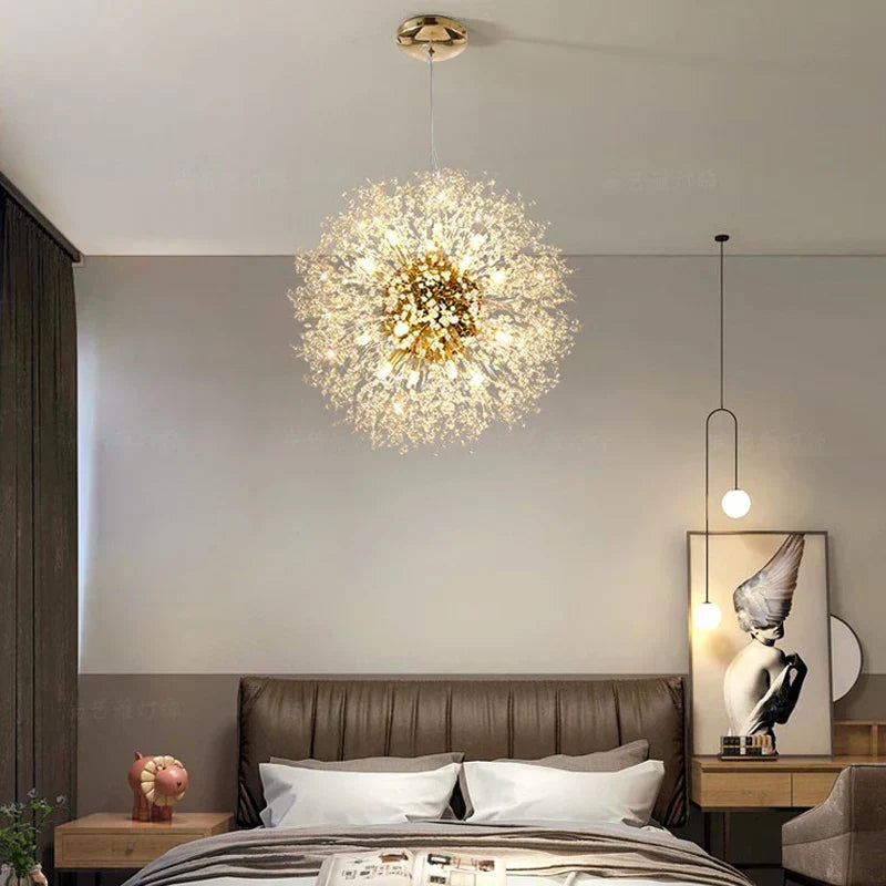 Eksklusiv krystallysekrone – Elegant taklampe for raffinerte interiører