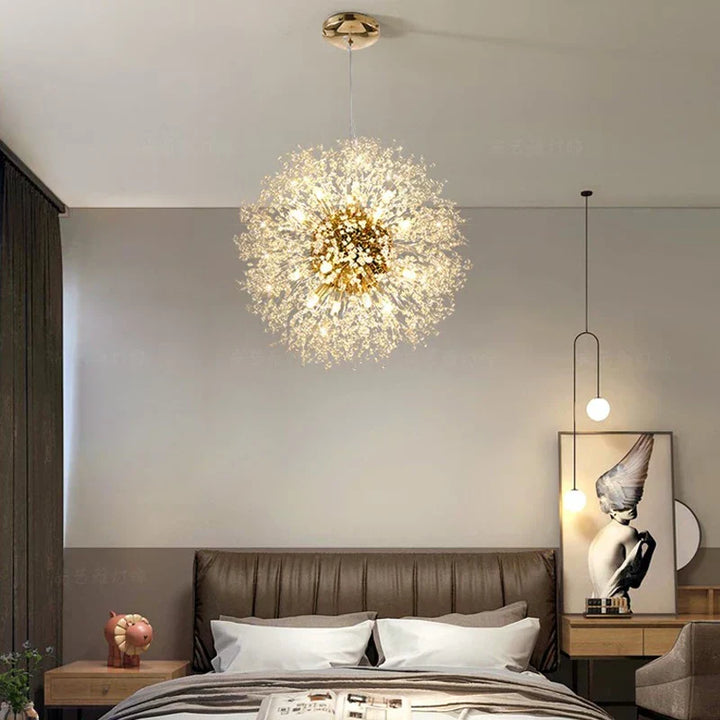 Eksklusiv krystallysekrone – Elegant taklampe for raffinerte interiører