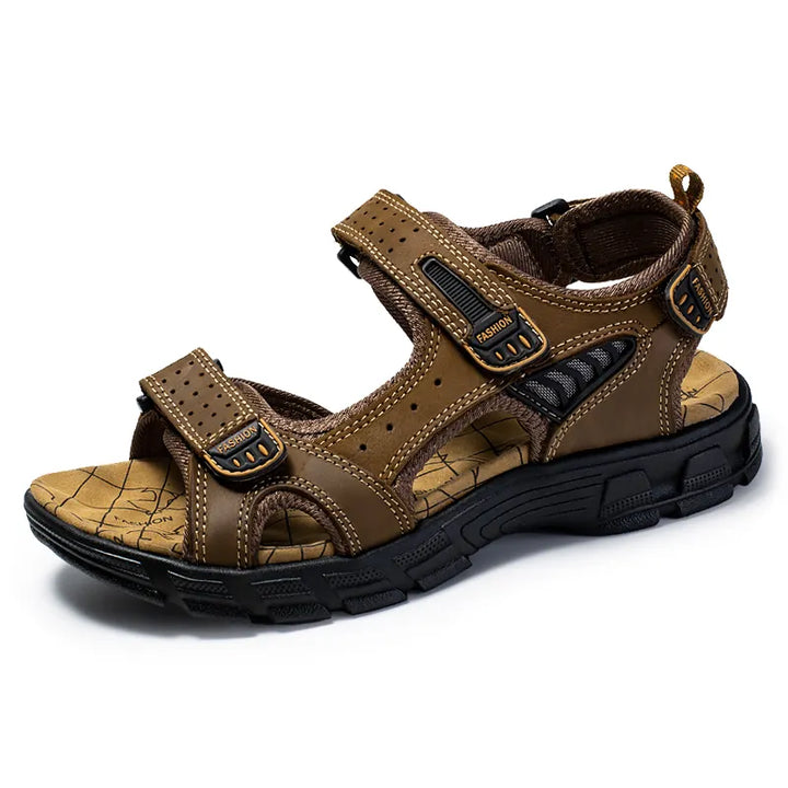 Orthopedic sandals with Velcro straps