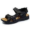 Orthopedic sandals with Velcro straps