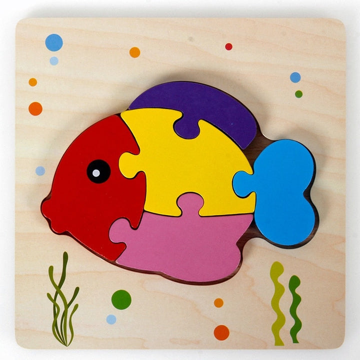 Montessori-puslespill i tre – ColourJoy (Kjøp 1, få 1 gratis)