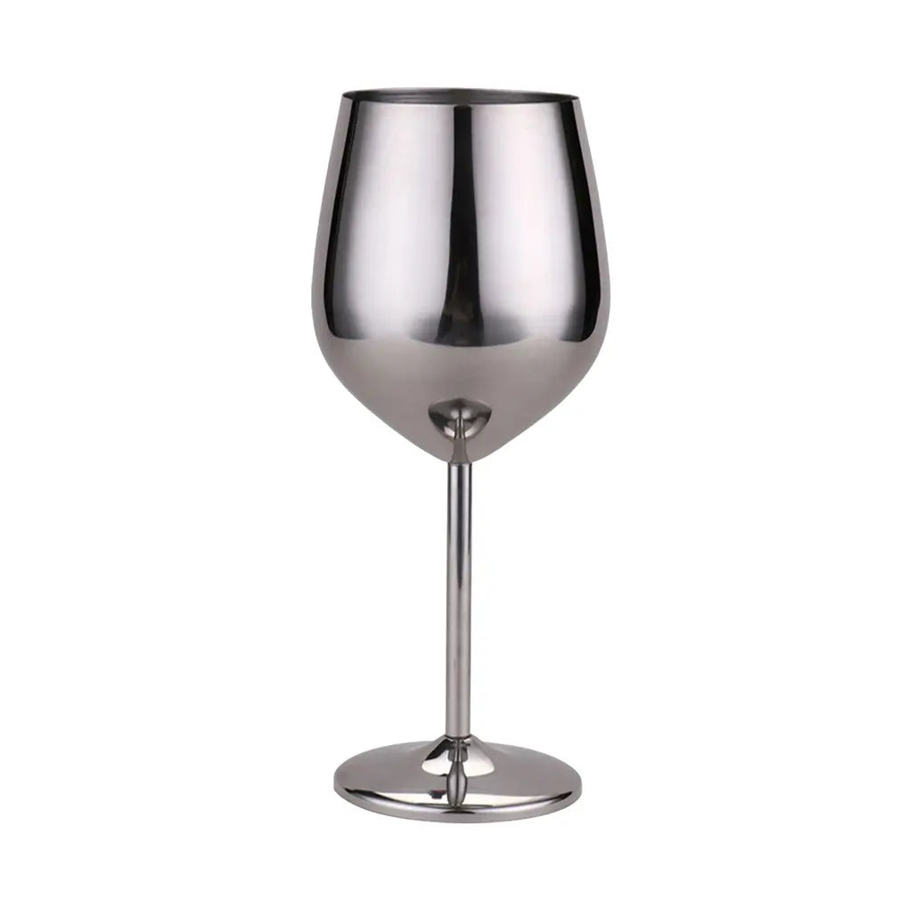 Vinglass i Rustfritt Stål med Speilblank Finish for Daglig Bruk