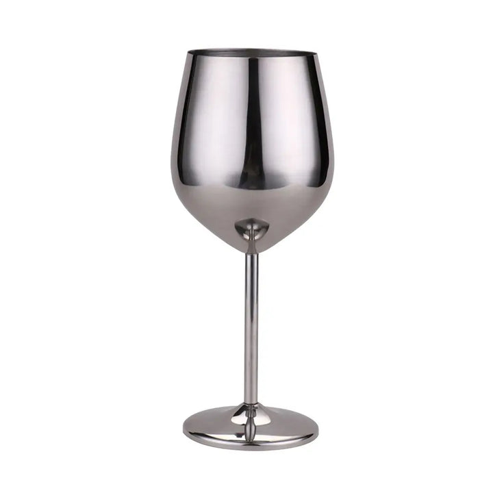 Vinglass i Rustfritt Stål med Speilblank Finish for Daglig Bruk