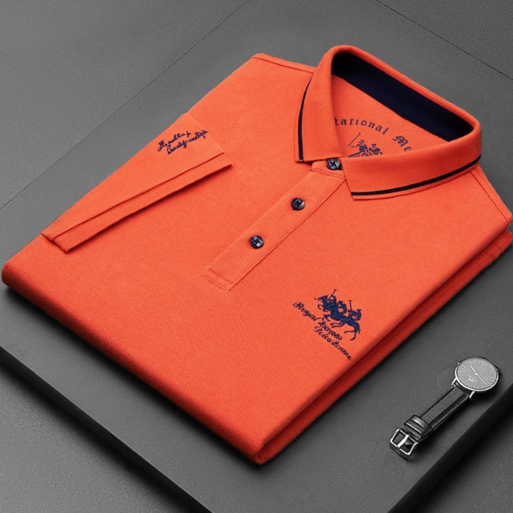 Herren-Poloshirt mit Knöpfen