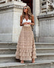 Elegant Tulle Maxi Skirt with Elastic Waist