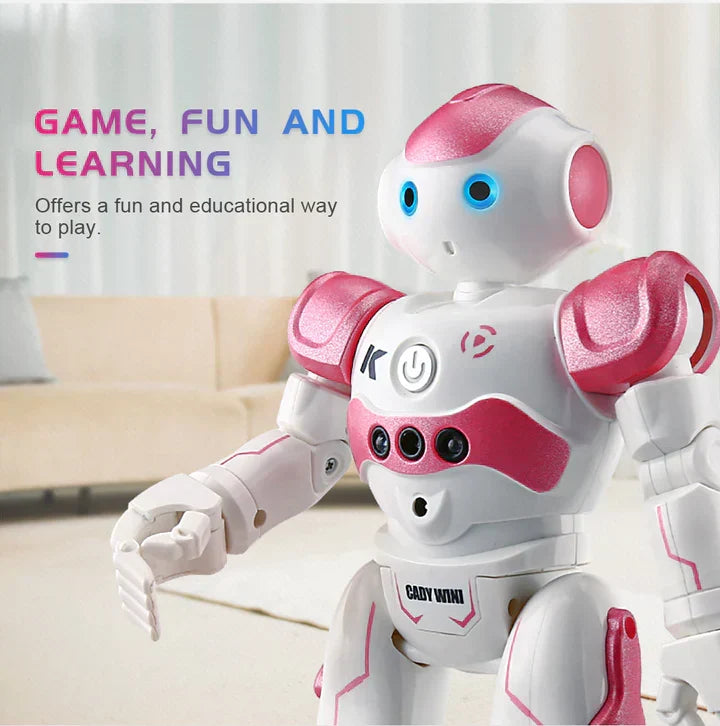 SmartCompanion interaktiv robot | Flerspråklig og bevegelsessensitiv teknologi for barn og familier