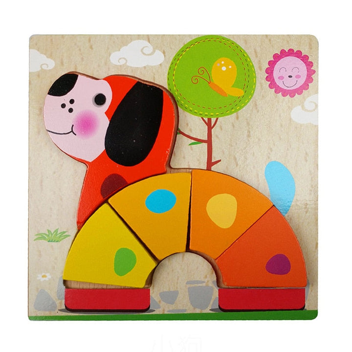 Montessori-puslespill i tre – ColourJoy (Kjøp 1, få 1 gratis)