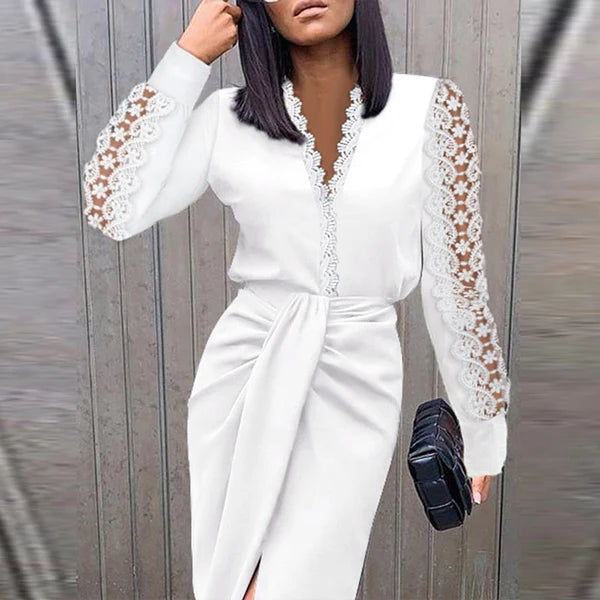 Lang, Luxurious Cocktail Dress with Elegant Details