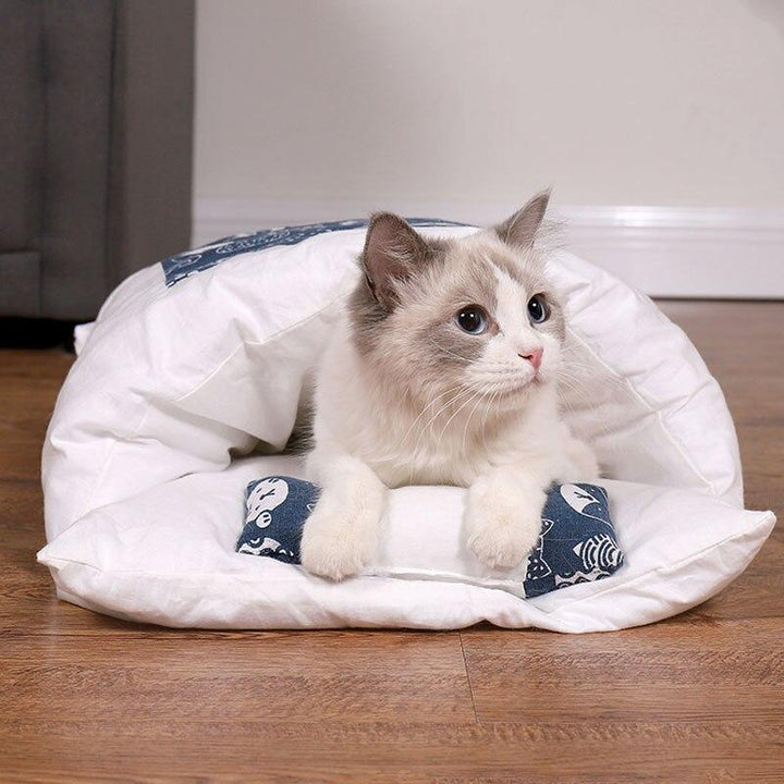 Vintersovepose for katter – SnugKitty Frost Magic