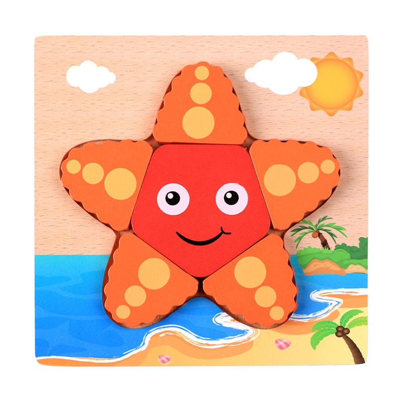 Montessori-puslespill i tre – ColourJoy (Kjøp 1, få 1 gratis)