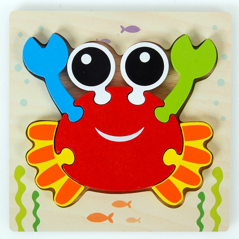 Montessori-puslespill i tre – ColourJoy (Kjøp 1, få 1 gratis)