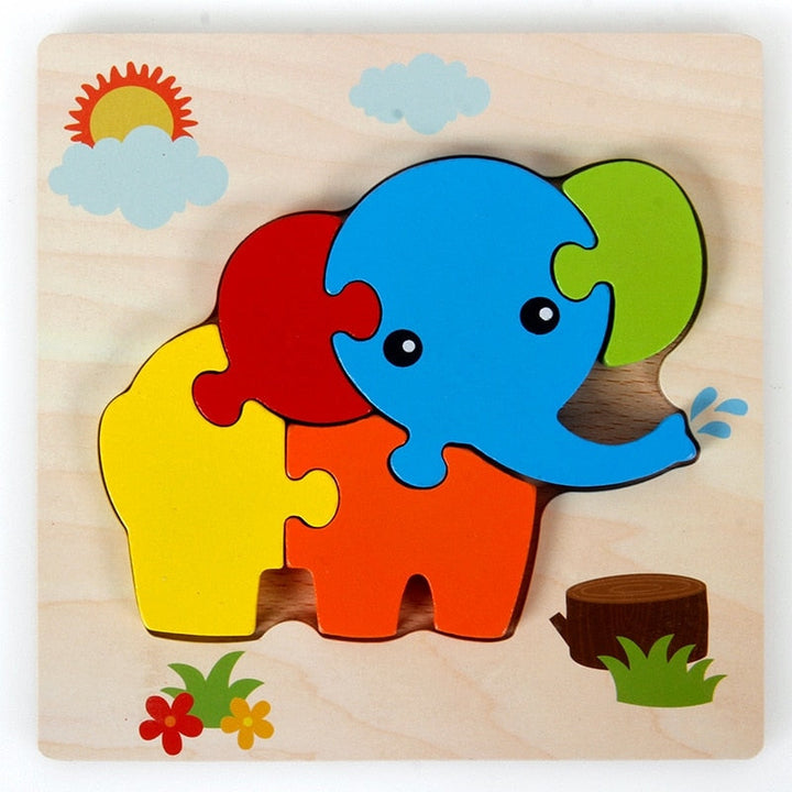 Montessori-puslespill i tre – ColourJoy (Kjøp 1, få 1 gratis)
