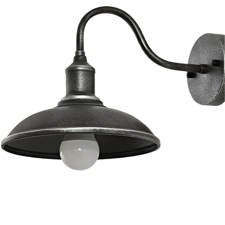Vintage Industriell Utendørs Vegglampe i Jern LED 1 Lyskilde