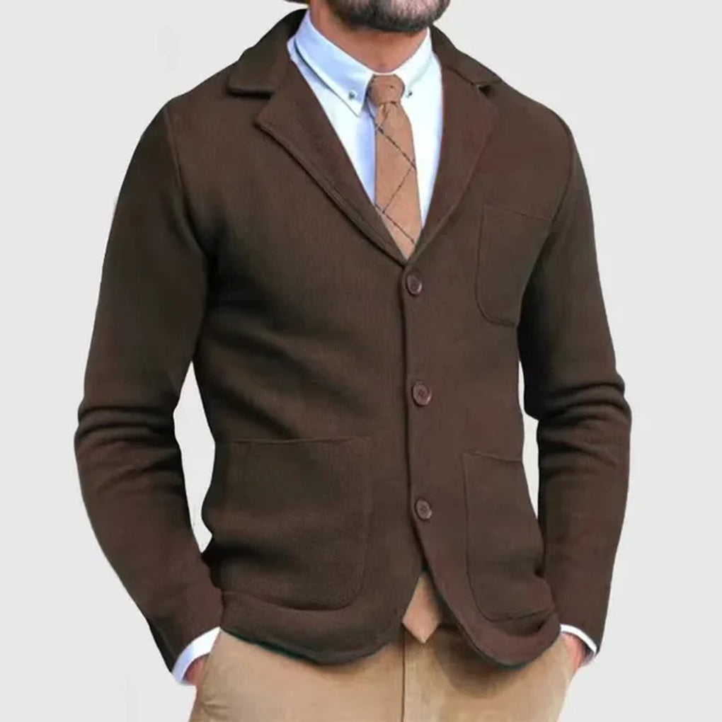 Knitted blazer for men – refined style