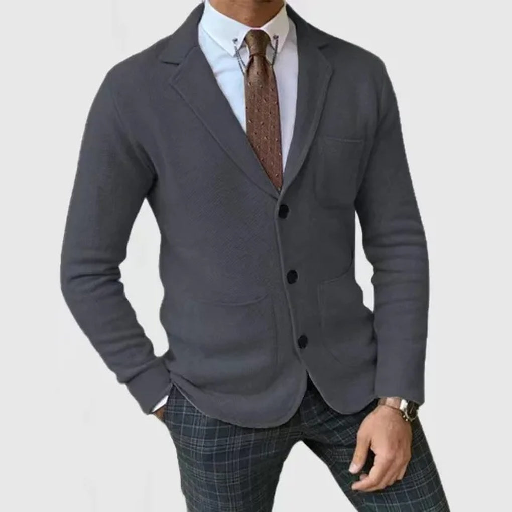 Knitted blazer for men – refined style