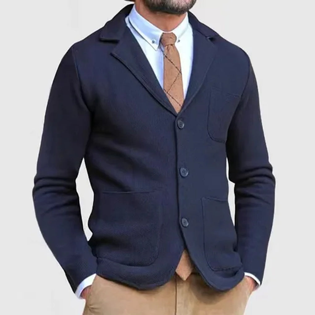 Knitted blazer for men – refined style