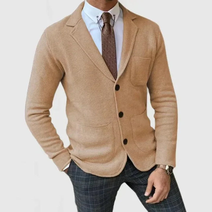 Knitted blazer for men – refined style