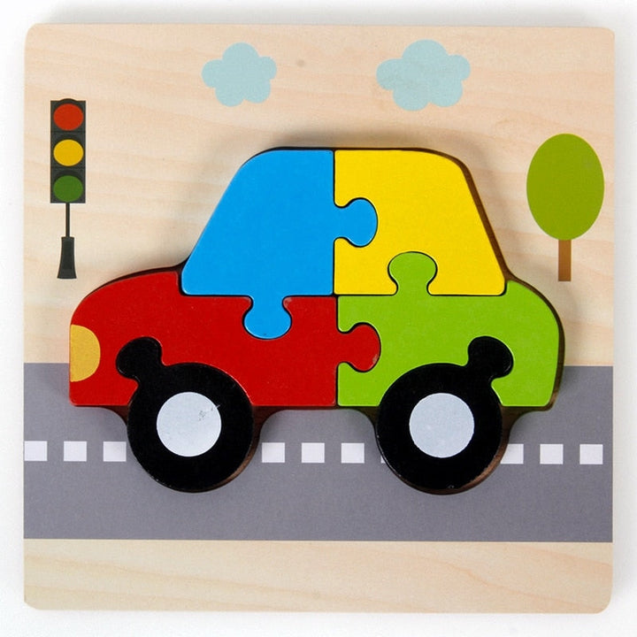 Montessori-puslespill i tre – ColourJoy (Kjøp 1, få 1 gratis)