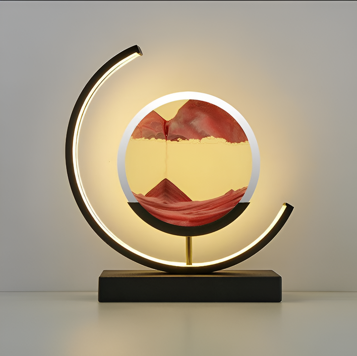 Sand Glow – sandlampe med fjernkontroll og dimmefunksjon