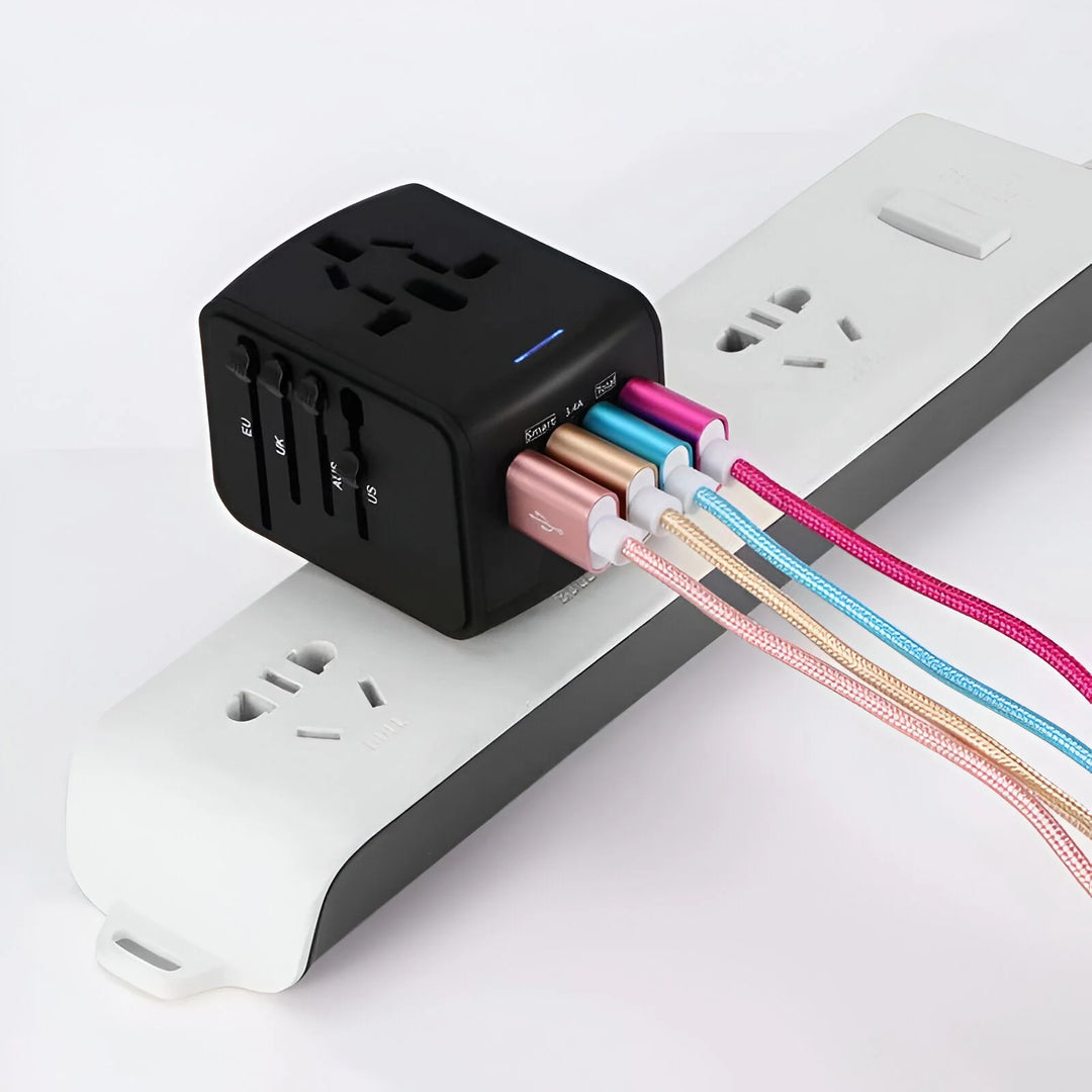 Internasjonal Reise Plugg Adapter Kompakt, Sikker & Rask Lading for Global Bruk