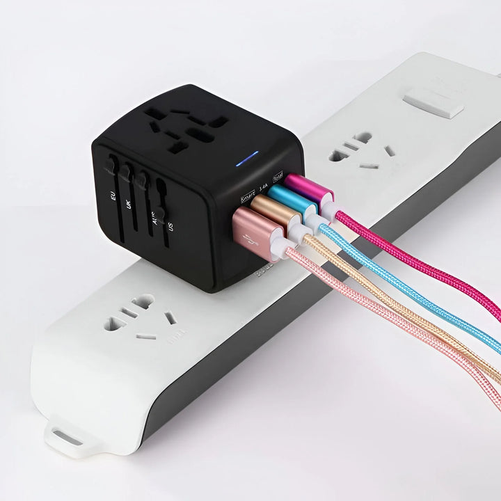 Internasjonal Reise Plugg Adapter Kompakt, Sikker & Rask Lading for Global Bruk