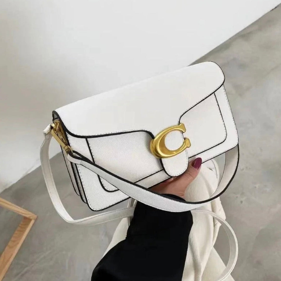 Coach Teller | Elegant Skulderveske for Kvinner Brun | Vanero