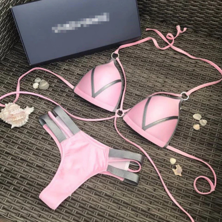 Comfortable Triangle Bikini Set for Women