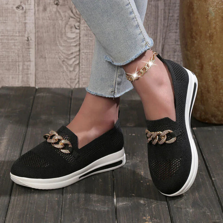 Classic slip-on loafers for women