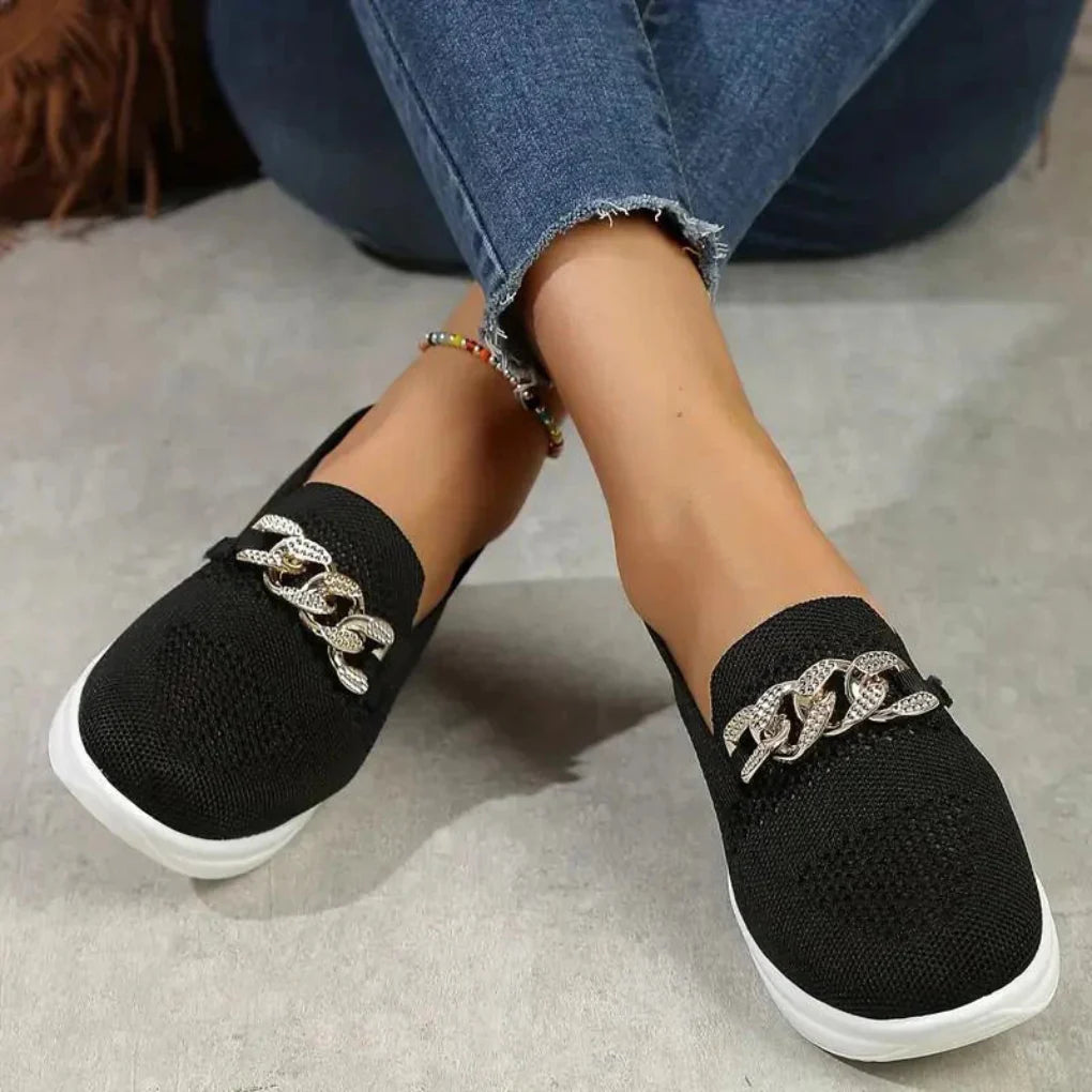 Classic slip-on loafers for women