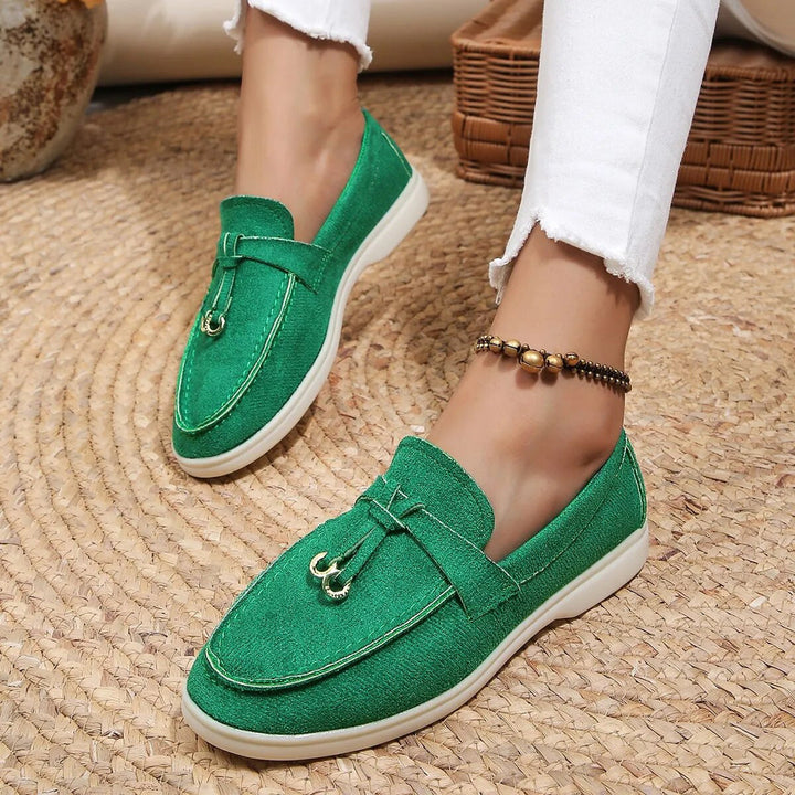 Komfortable Slip-On Loafers for Kvinner