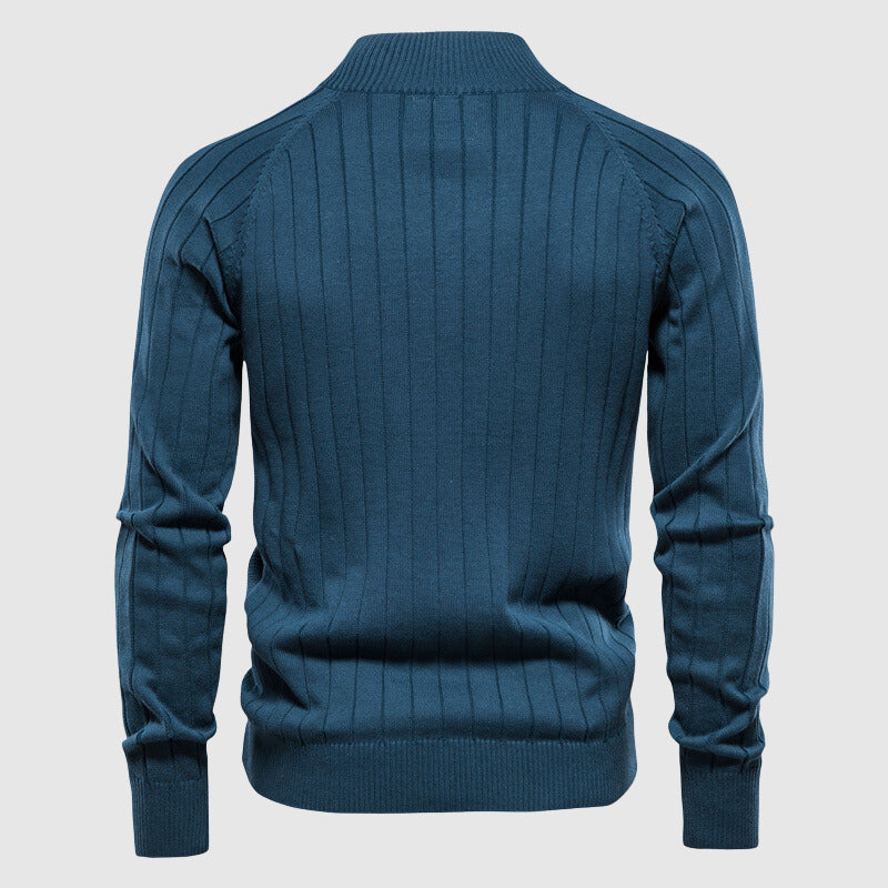 Herren vest trui met volledige rits
