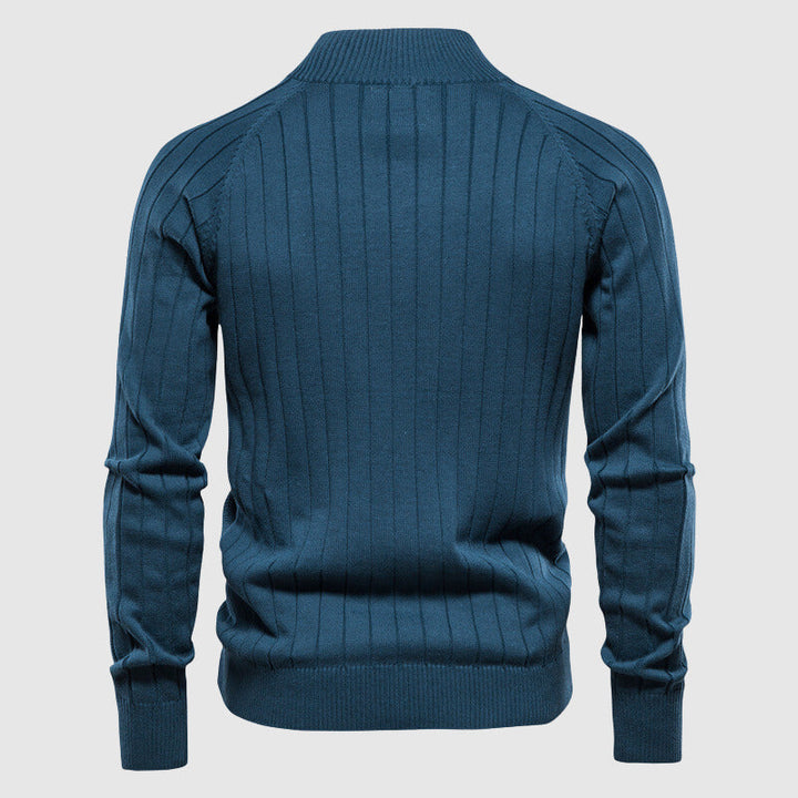 Herren vest trui met volledige rits