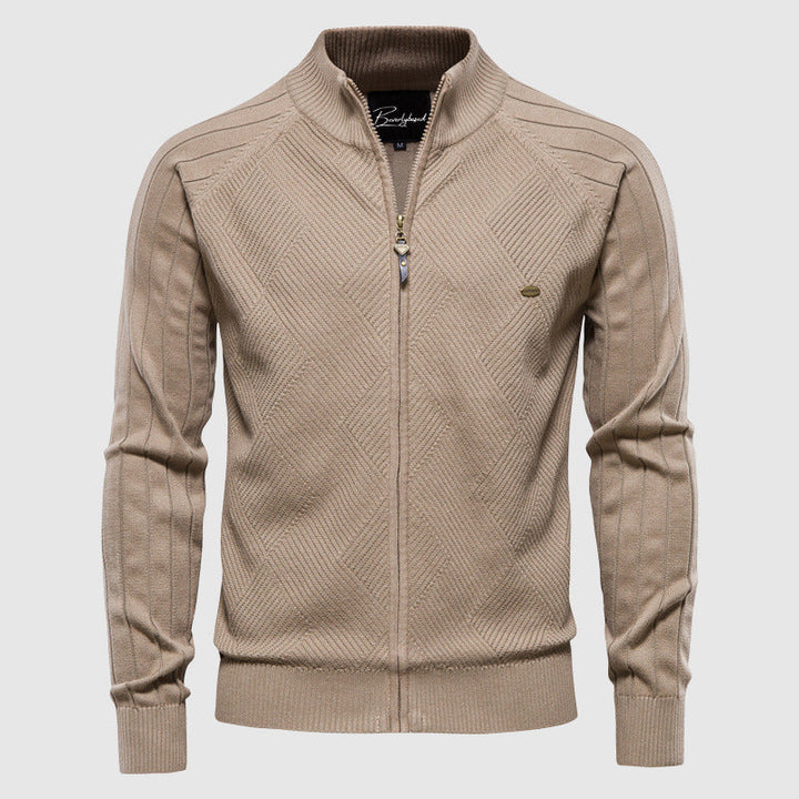 Herren vest trui met volledige rits