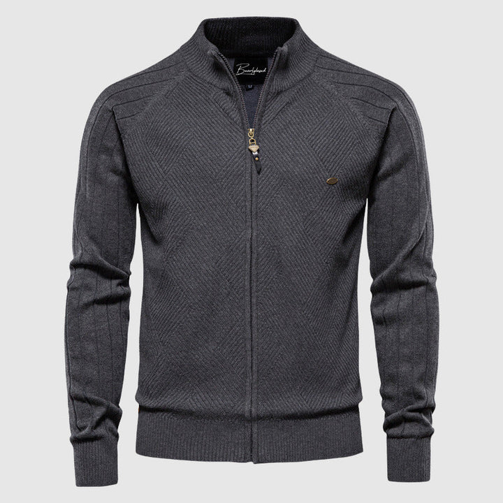 Herren vest trui met volledige rits
