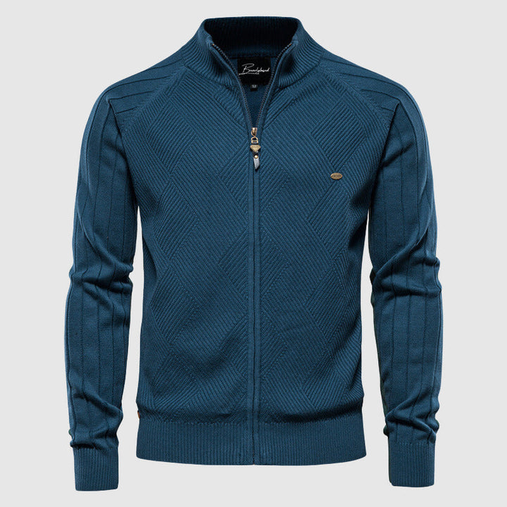 Herren vest trui met volledige rits
