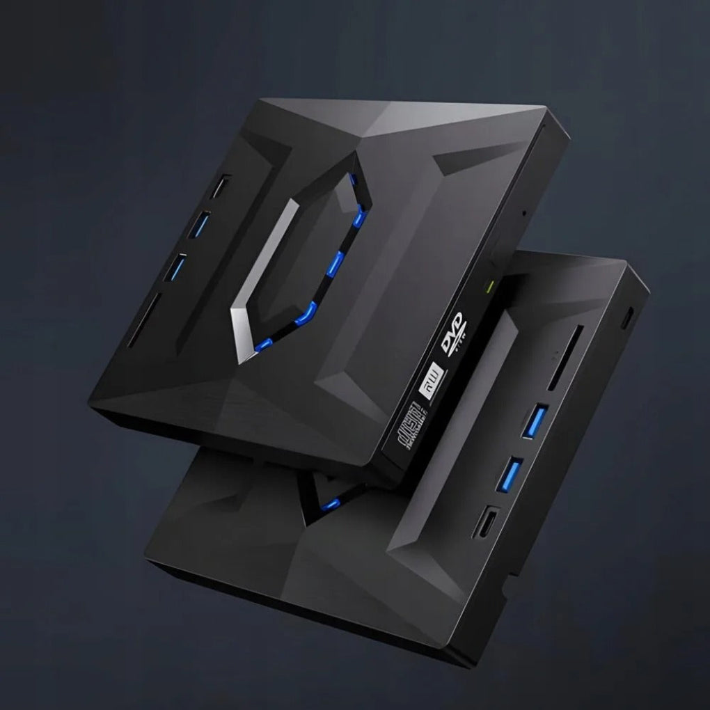 7-i-1 ekstern DVD-spiller og CD/DVD RW-brenner