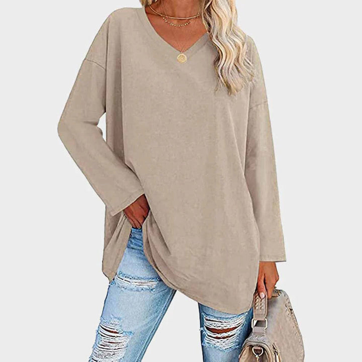 Elegant long-sleeved top